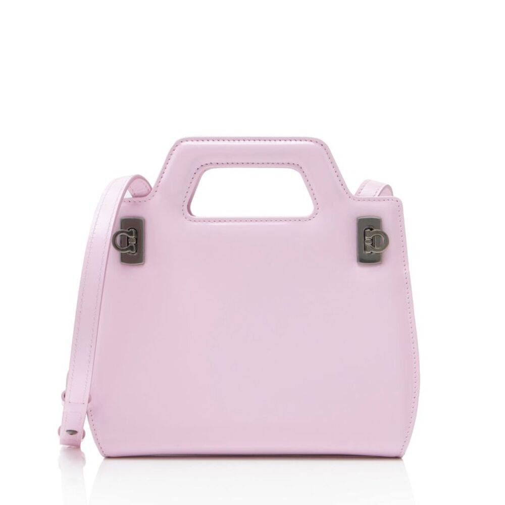 Ferragamo Calfskin Wanda Mini Top Handle